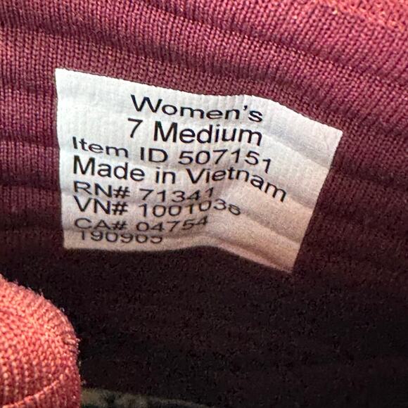 L.L.Bean Mountainside Toggle
Boots Red Nubuck Leather Women’s Size 7 US - Picture 8 of 8